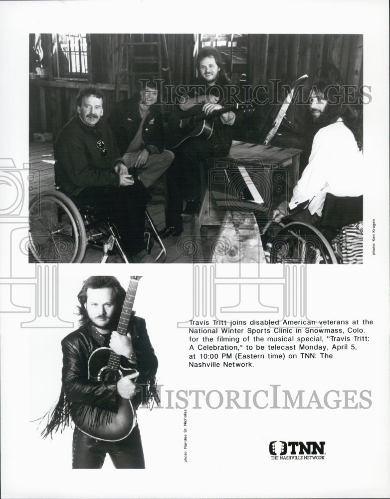 Press Photo Travis Tritt,country music singer - Historic Images
