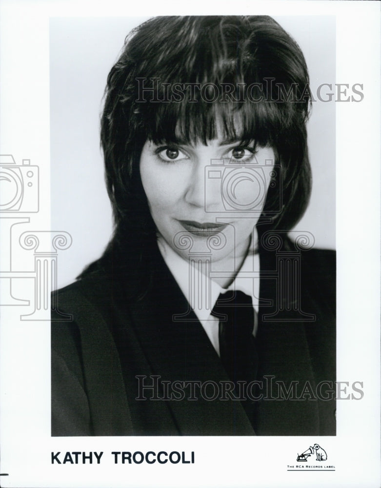 Press Photo A picture of Kathy Troccoli - Historic Images