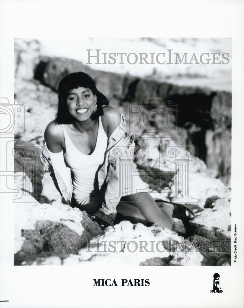 Press Photo Mica Paris (born Michelle Wallen, 27 April 1969, South London) - Historic Images