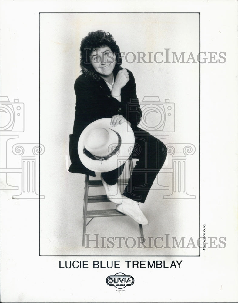 1993 Press Photo A picture of Lucie Blue Tremblay - Historic Images