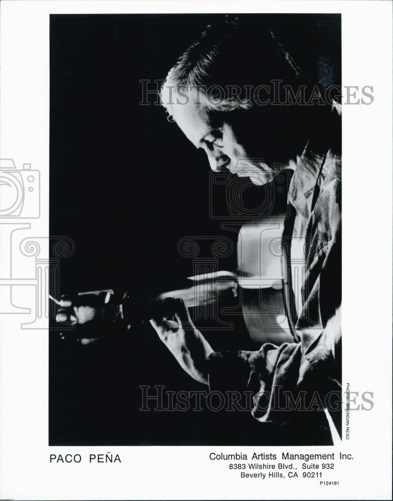 Press Photo Spanish Guitarist Paco Pena - Historic Images