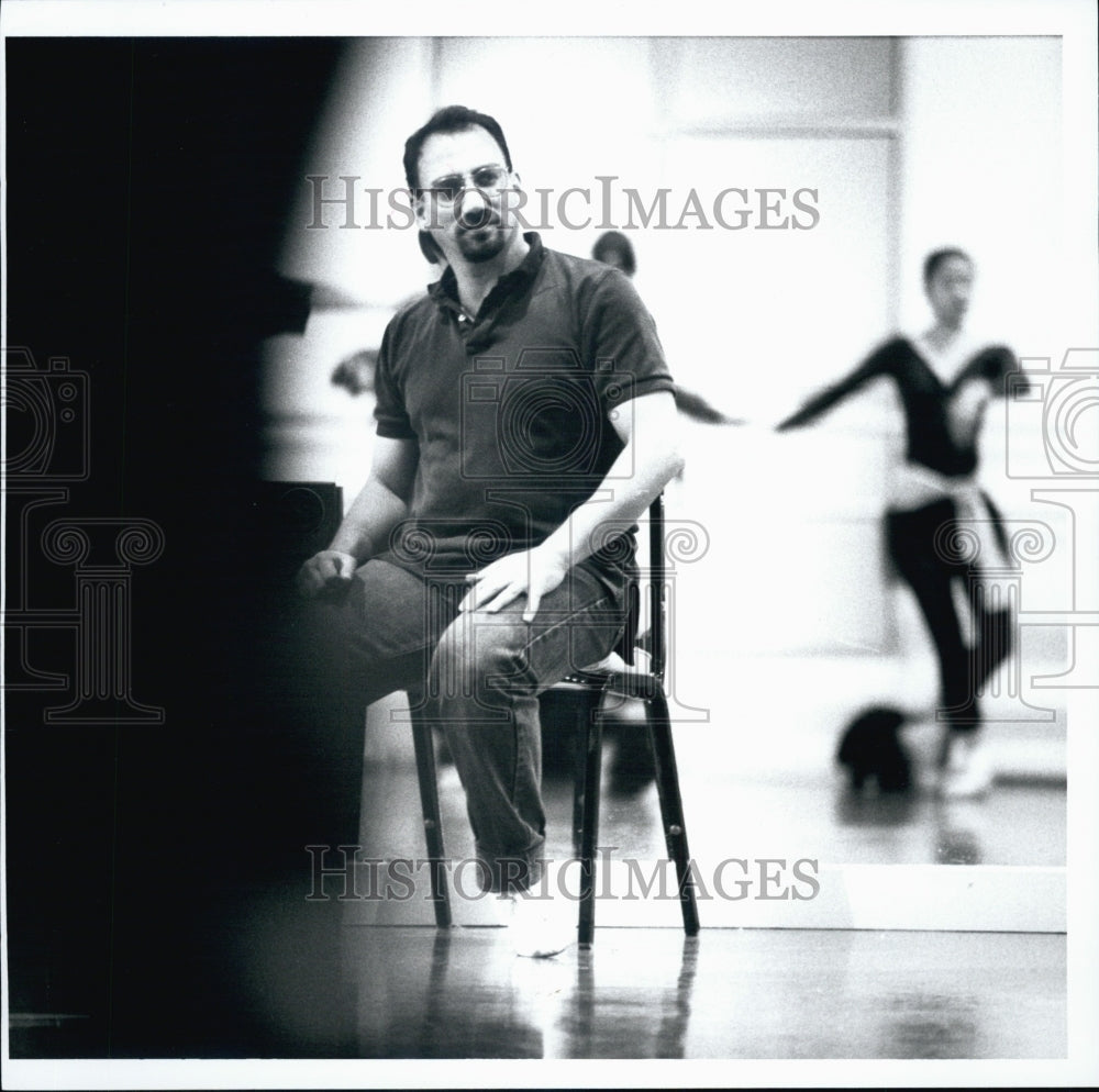 Press Photo Choreographer Daniel Pelzig with the Boston Ballet Co. - Historic Images