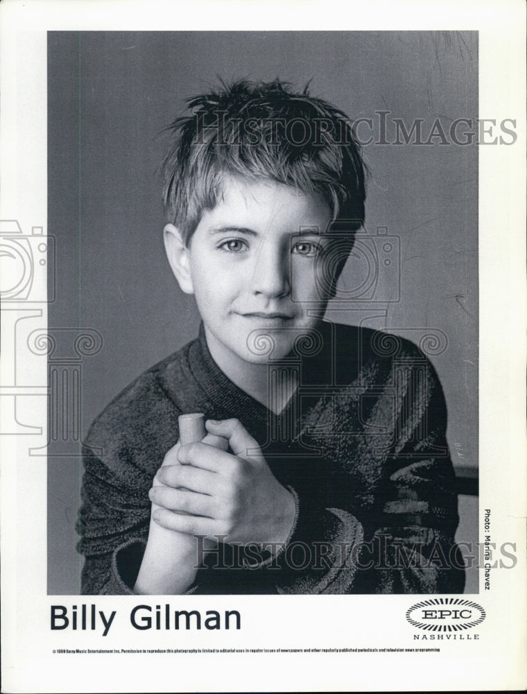 2001 Press Photo Billy Gilman singer - Historic Images