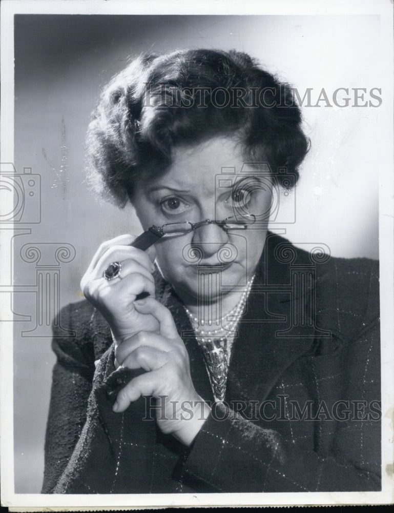 1953 Press Photo Actress Marion Lorne in "Mr. Peepers" - Historic Images