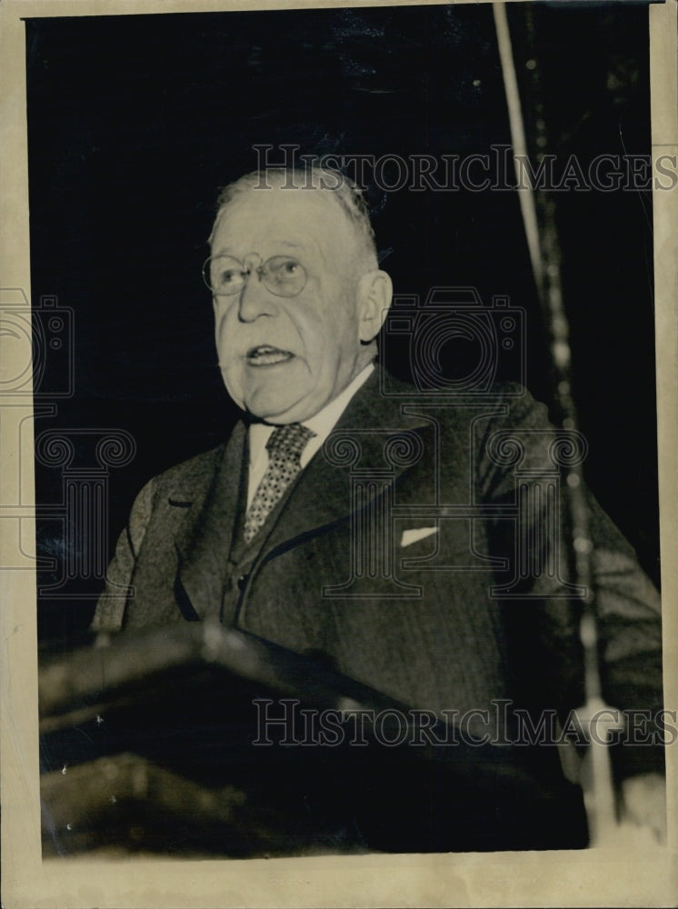 1939 A. Lawrence Lowell President A. Emeritus of Harvard College - Historic Images