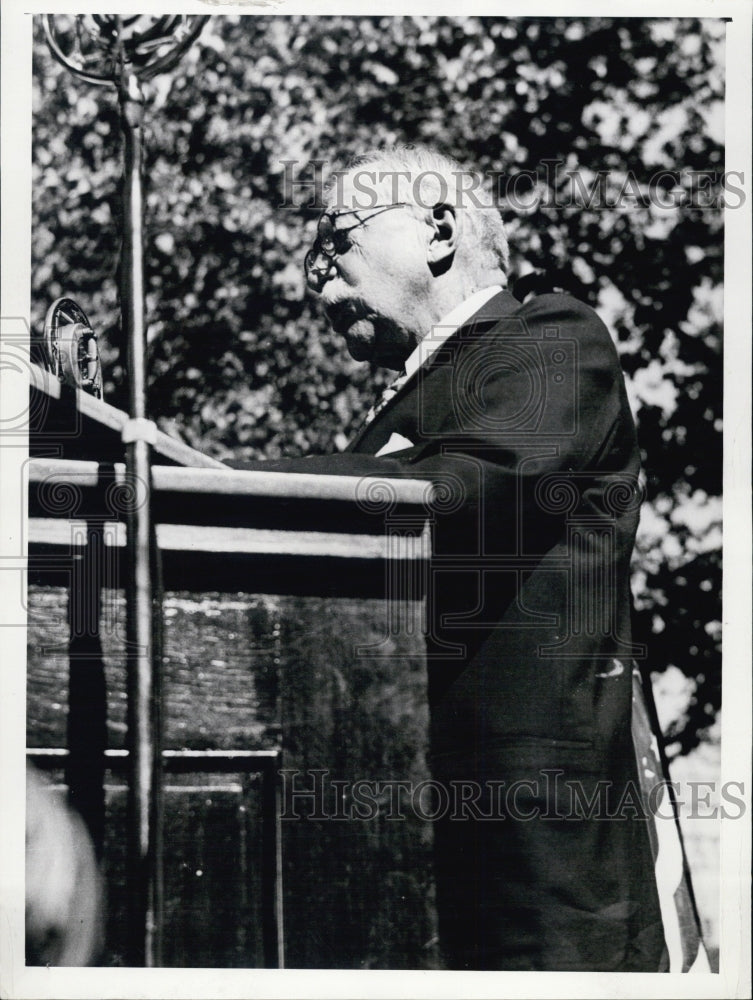 1940 Press Photo President Emeritus of Harvard College A. Lawrence Lowell - Historic Images