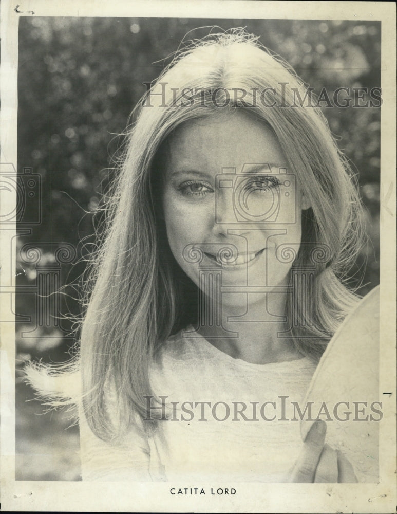 1974 Press Photo Catita Lord plays Susan Hollander in &quot;Don&#39;t Drink the Water&quot; - Historic Images