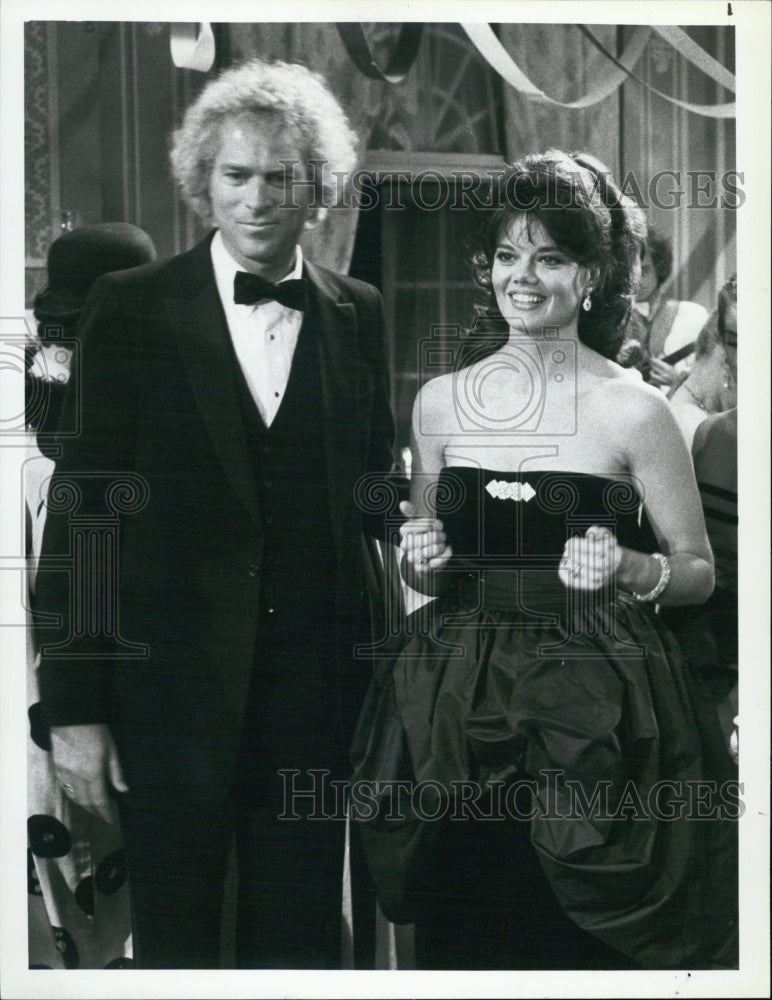 1982 Press Photo Sherry Mathis and Rod Arrants in "Search for tomorrow" - Historic Images