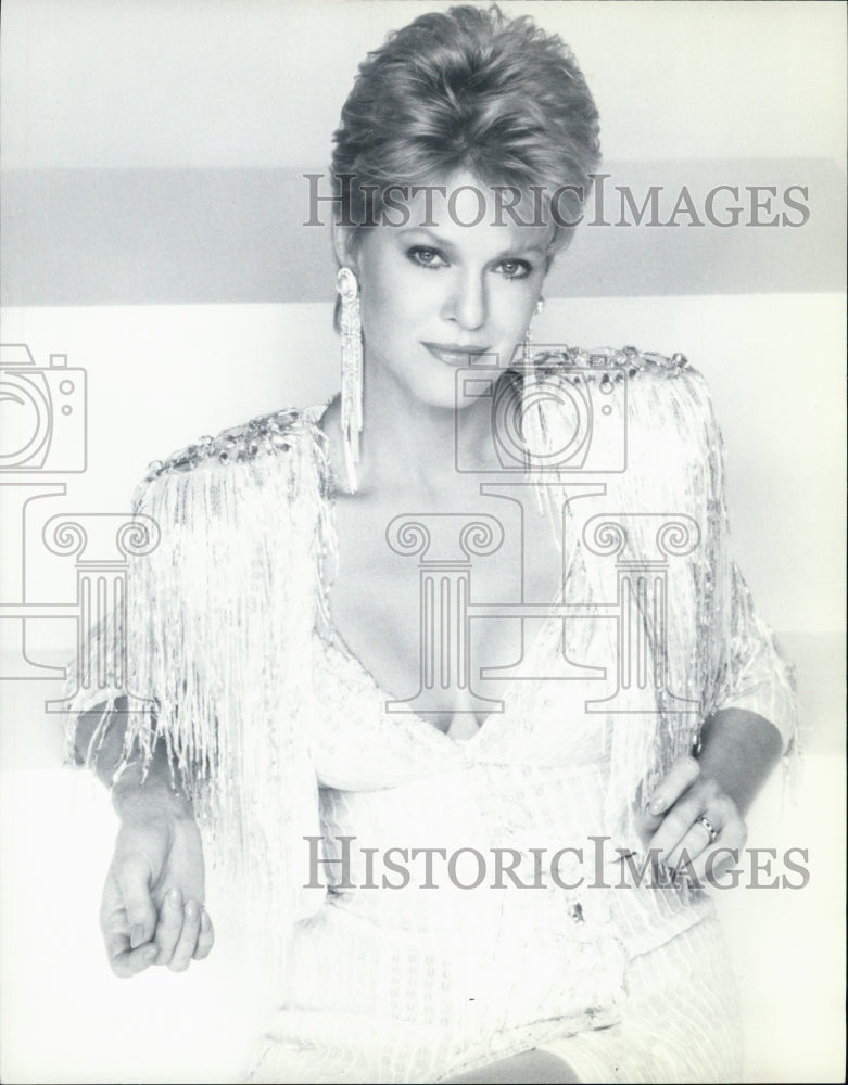 1987 Press Photo Singer actress Gloria Loring - Historic Images