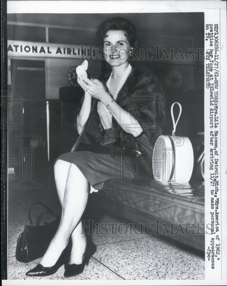 1961 Lila Masson, Mrs. America of 1962 - Historic Images