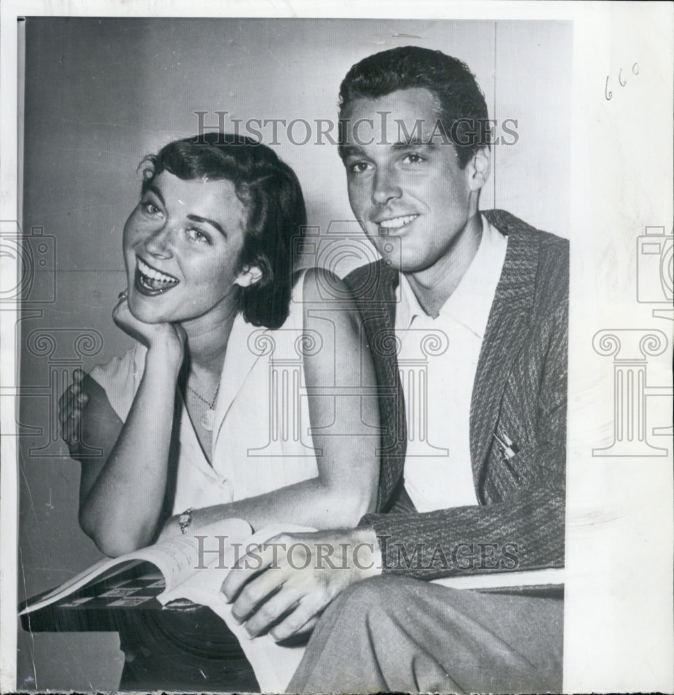 1956 Kerwin Mathews & Gia Scala star in "Garment Center" - Historic Images