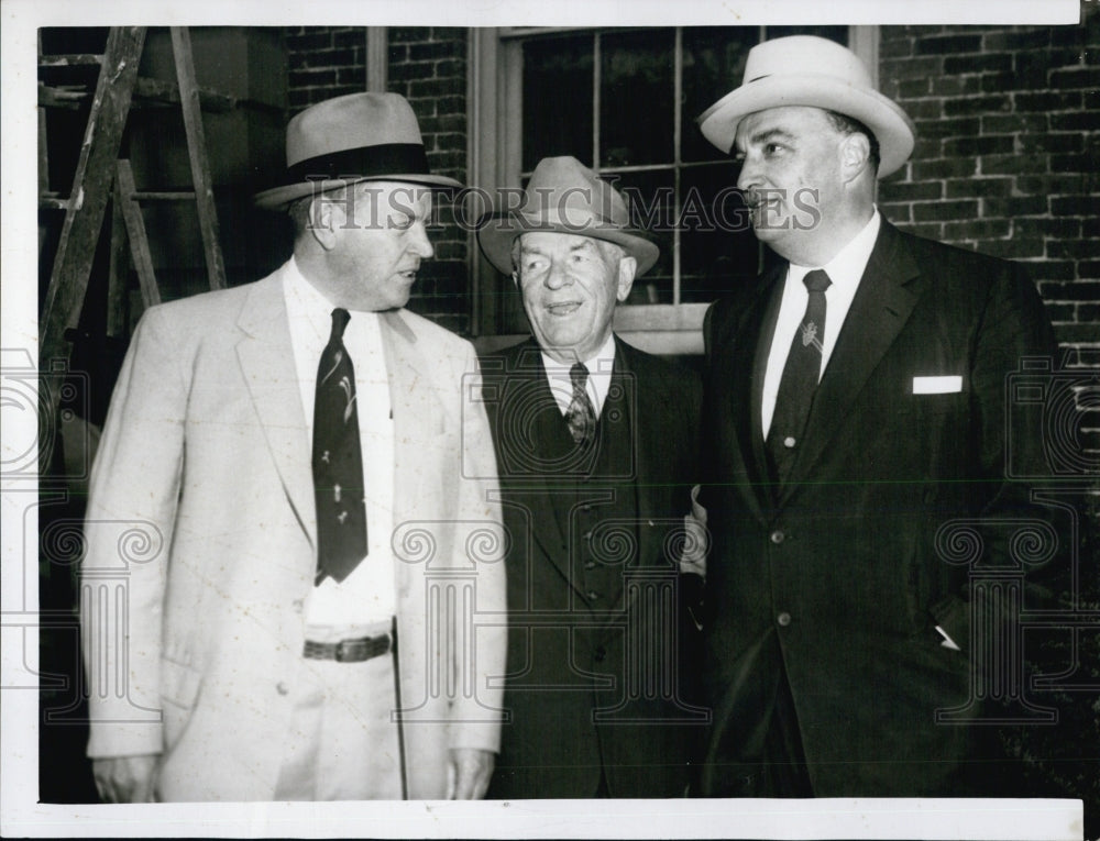 1956 Asst. Atty Gen. Andrew T. Trodden, Dist Atty Hugh A. Cregg and - Historic Images