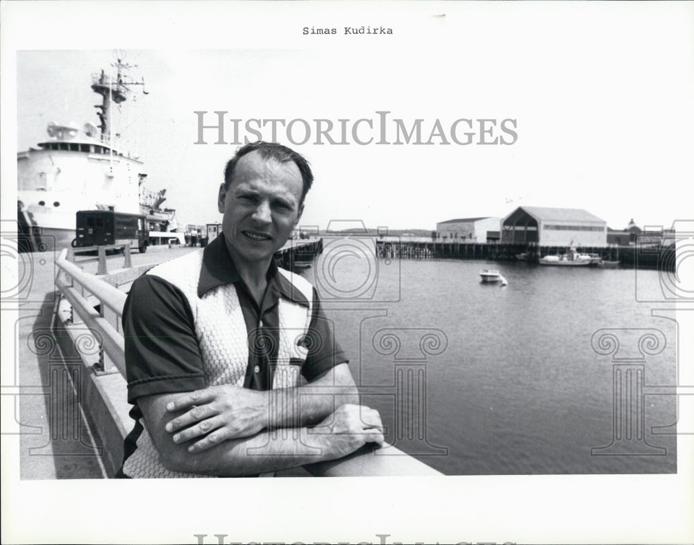 Press Photo Simas Kudirka,Lithuanian Defector - Historic Images