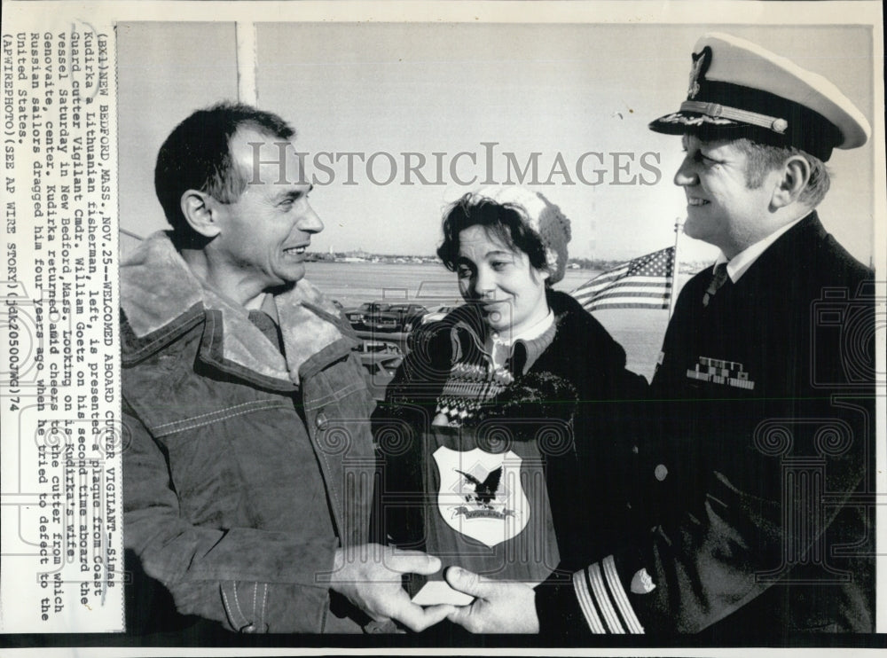 1974 Simas Kudirka, Lithuanian Fisherman Defects,Cmdr William Goetz-Historic Images