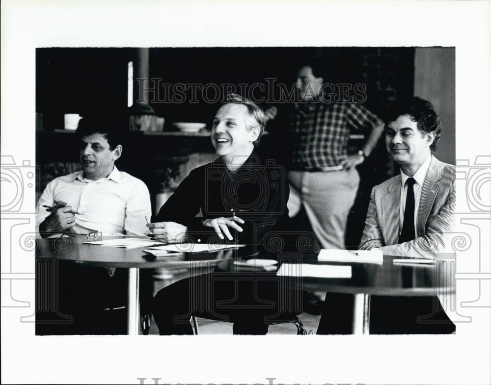 Press Photo Richard Pittman Musical Director Robert Moran Composer Phillip Glass - Historic Images