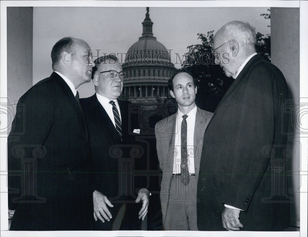 1959 Arnold Soloway, Ernest Mitchell, John D Whieman, &amp; Brent Spence - Historic Images