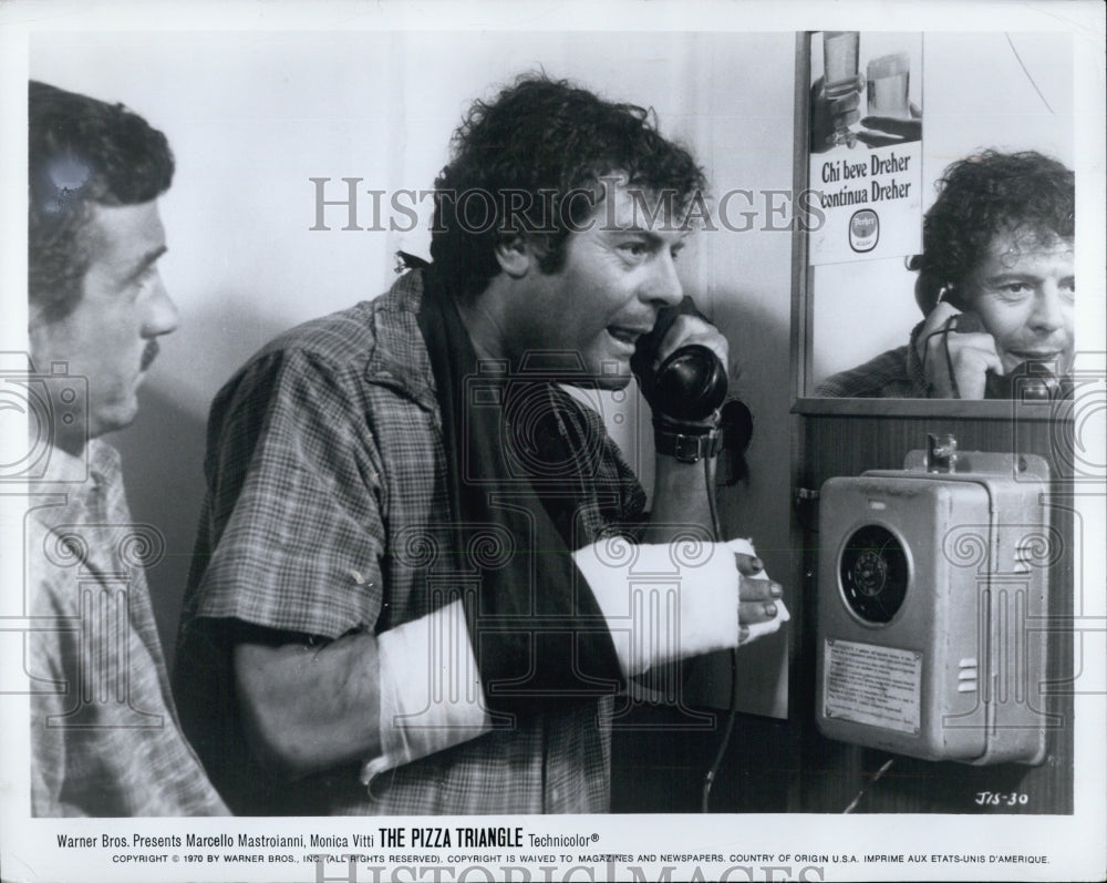 1971 Marcello Mastroianni "The Pizza Triangle"-Historic Images