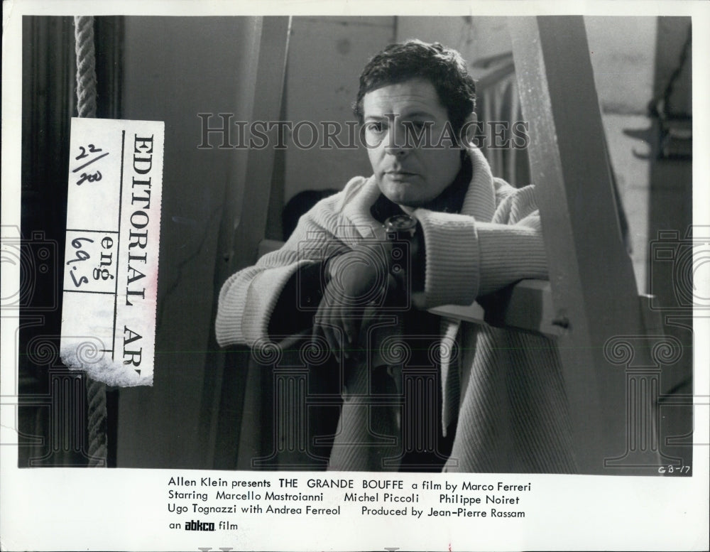 1973 Marcello Mastroianni in "The Grande Bouffe" - Historic Images