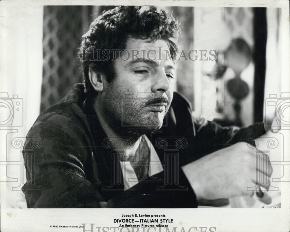 1962 Film Divorce Italian Style Marcello Mastroianni - Historic Images