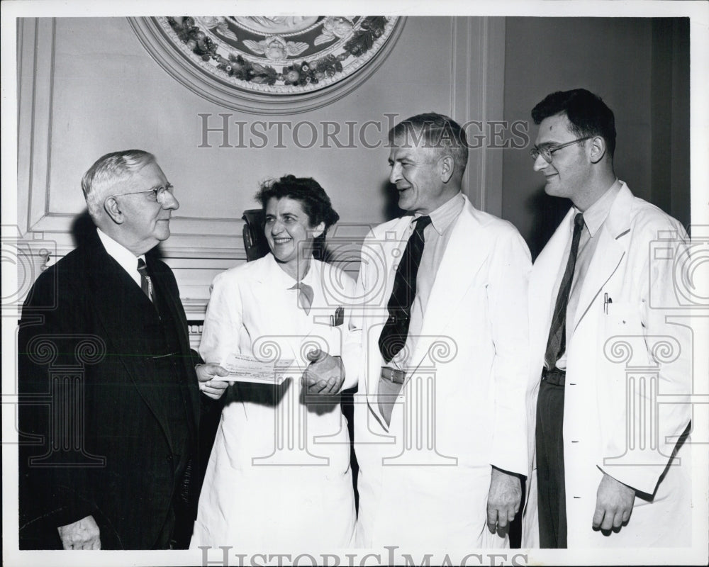 1952 Elks National Foundation Award Psychology Fellowship Paul Sapir - Historic Images