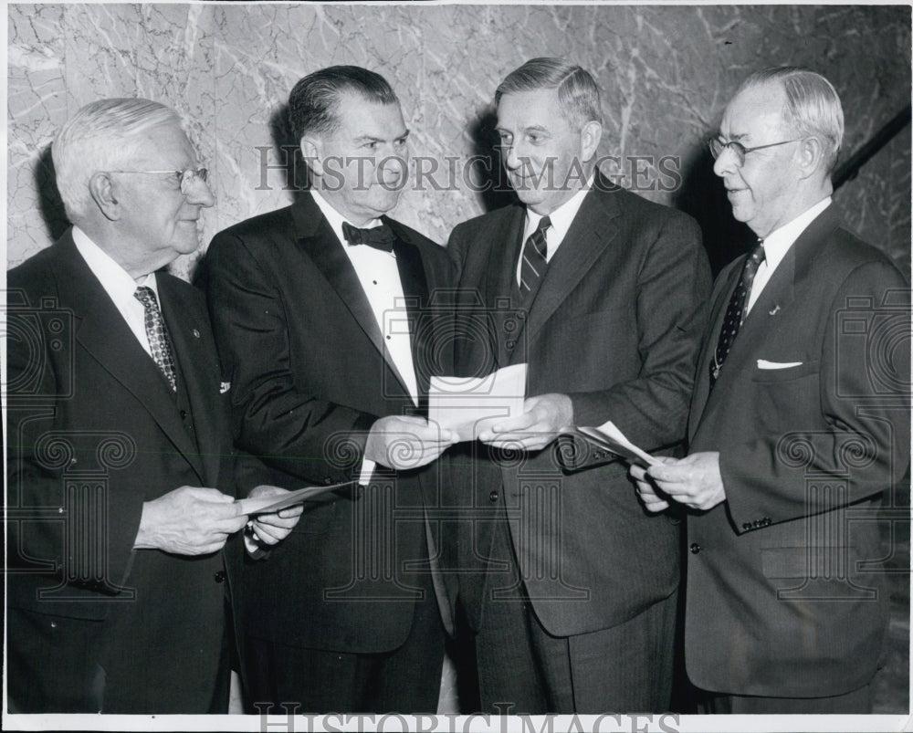 1958 Press Photo John F. Malley at Massachusetts Elks Association Meeting - Historic Images