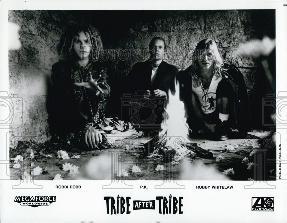 Press Photo Musical group Tribe after Tribe Atlantic Records - Historic Images