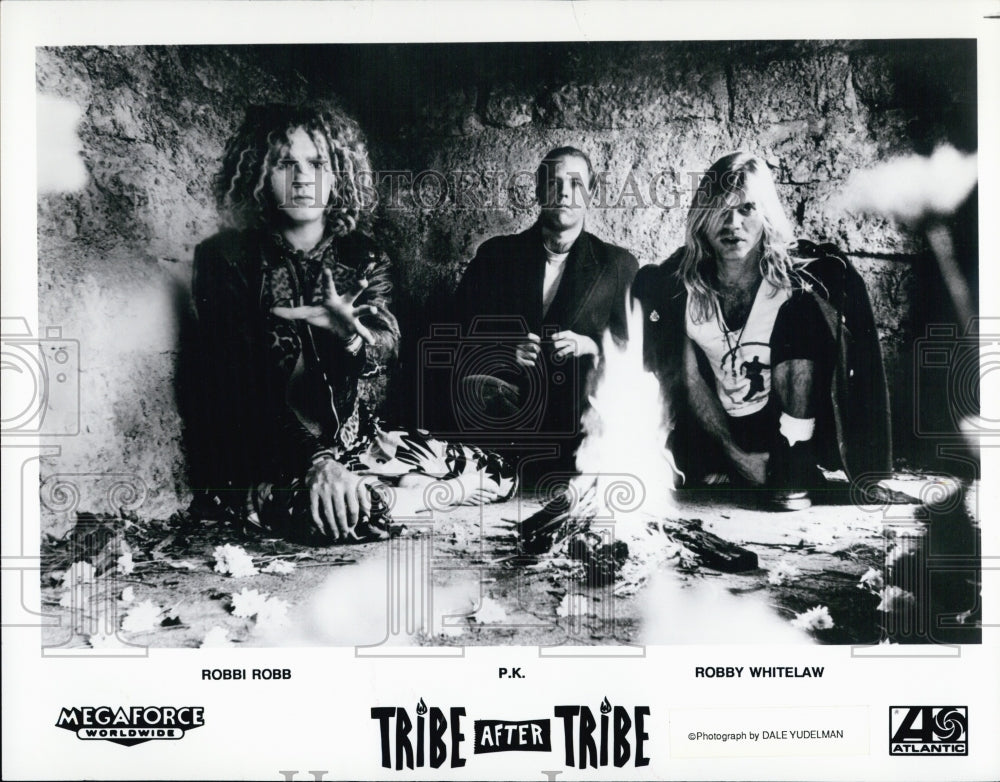 Press Photo Musical Trio Tribe After Tribe - Historic Images