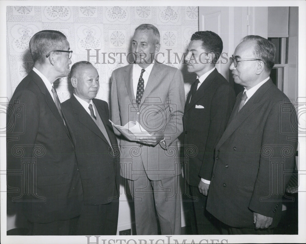 1958 Teizo Horikoshi, Shinichi Takasugi, Dr, Gordon Trin - Historic Images