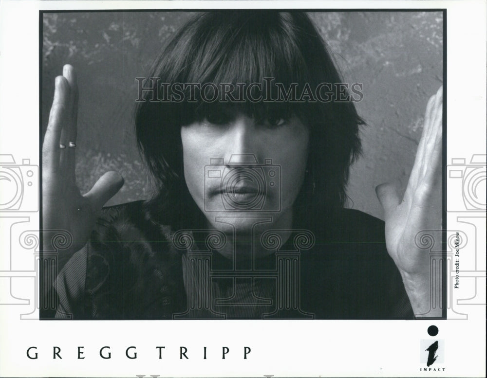 Press Photo Greg Tripp, Singer - Historic Images