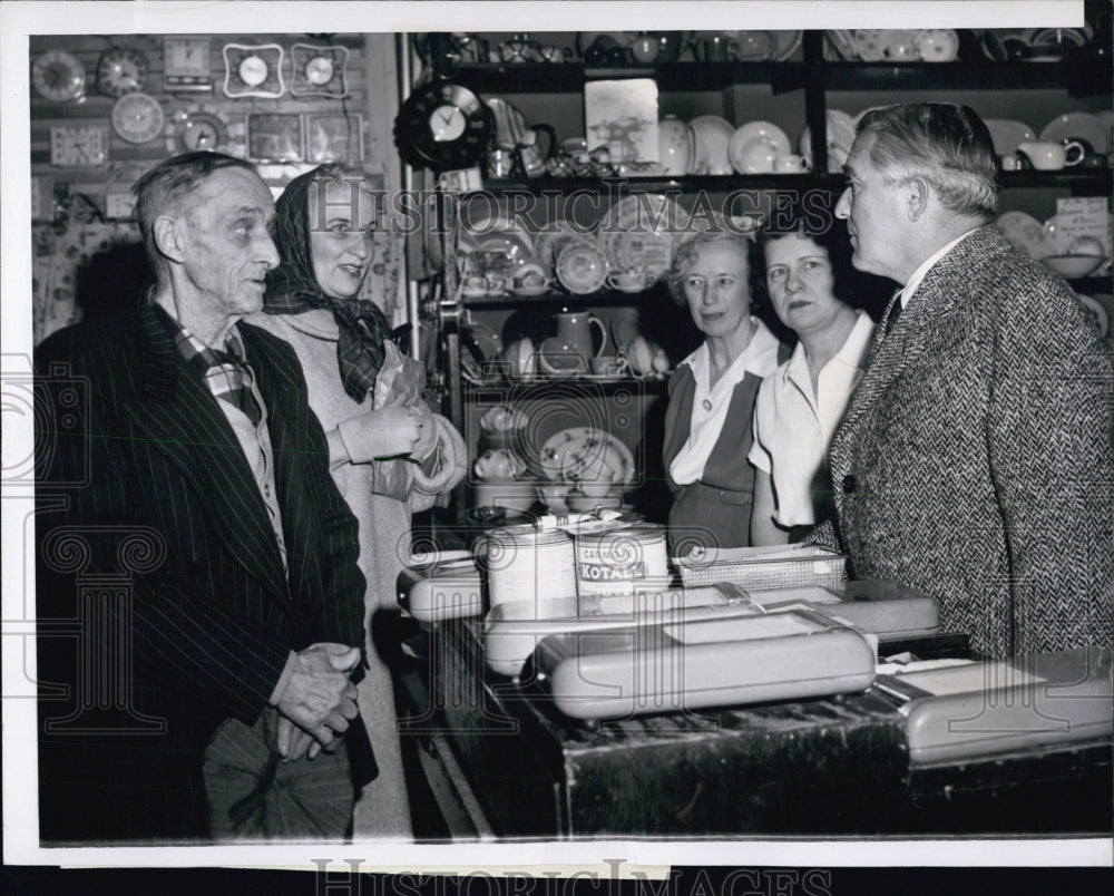 1957 Rep. Albert P. Morano, Harry Benjamin, Mrs. David R. Hawkins - Historic Images