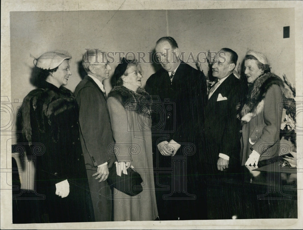 1952 Press Photo New Massachusetts Superior Court Judge Wilfred Pacquet, Family - Historic Images