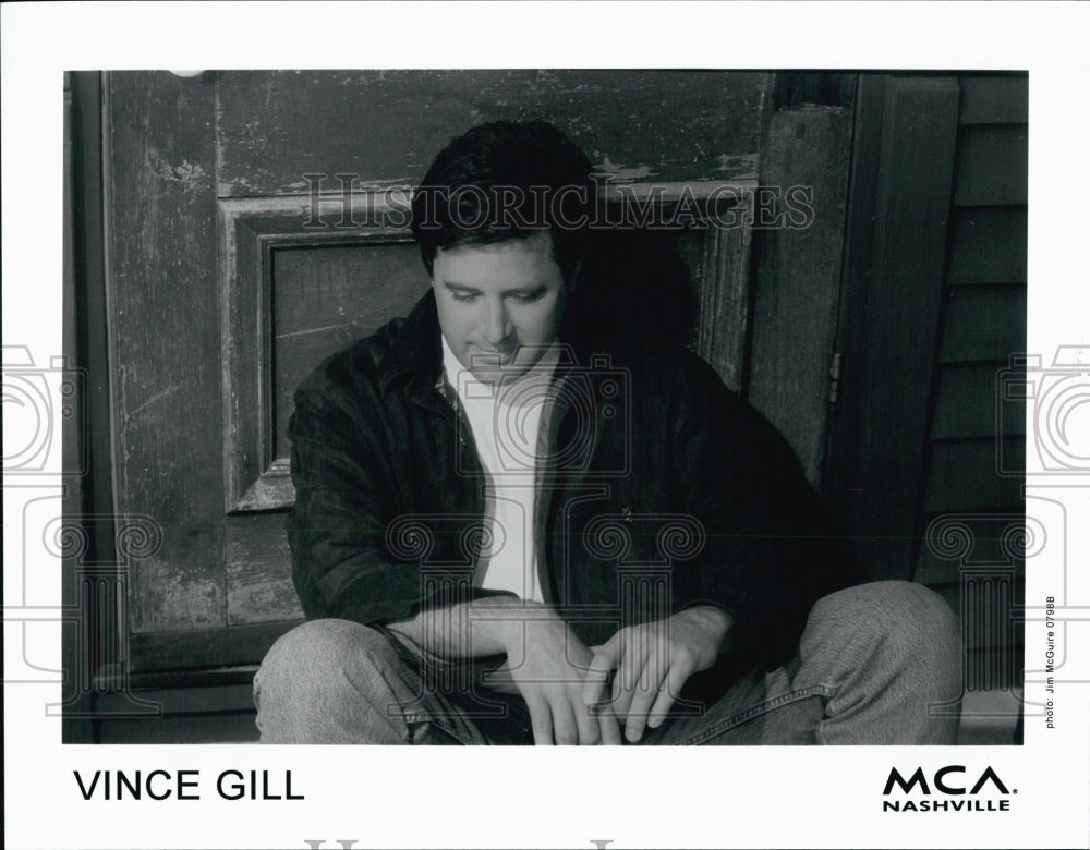 Press Photo Country Singer Vince Gill - Historic Images