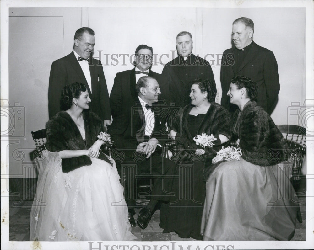 1956 Testimonial Banquet to Charles Ianello at Dorothy Quincy Suite - Historic Images