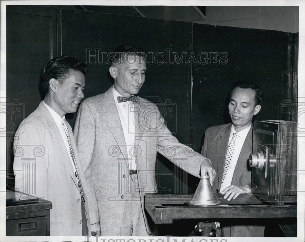 1958 Gen. Otis M. Whitney with Vietnamese National Police-Historic Images