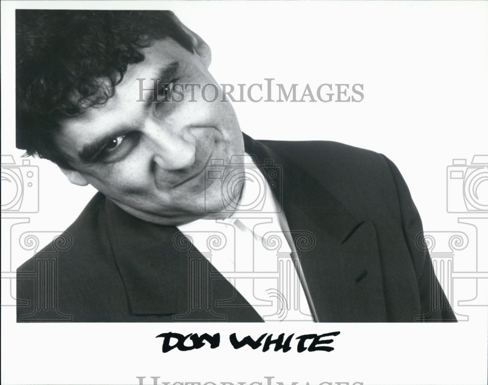 Press Photo Singer and Songwriter Don White - Historic Images