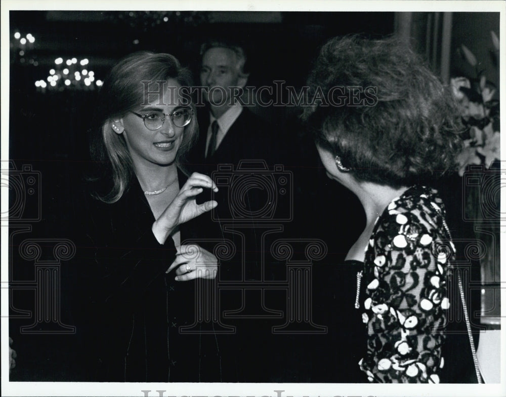 1993 Press Photo Marlee Maitlin Honorary Degree Emerson College Press Conference - Historic Images