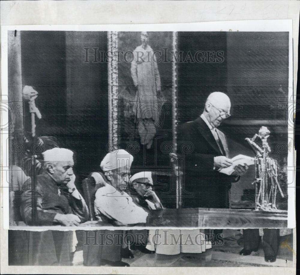 1959 Pres. Eisenhower Rome Reception - Historic Images