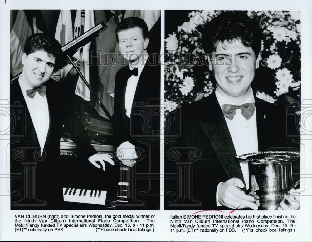 Press Photo Gold Medal Winner 9th Van Cliburn Intl Piano competition - Historic Images