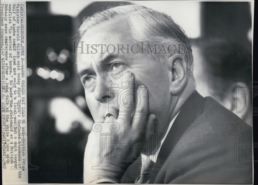 1967 Harold Wilson, British Prime Minister - Historic Images