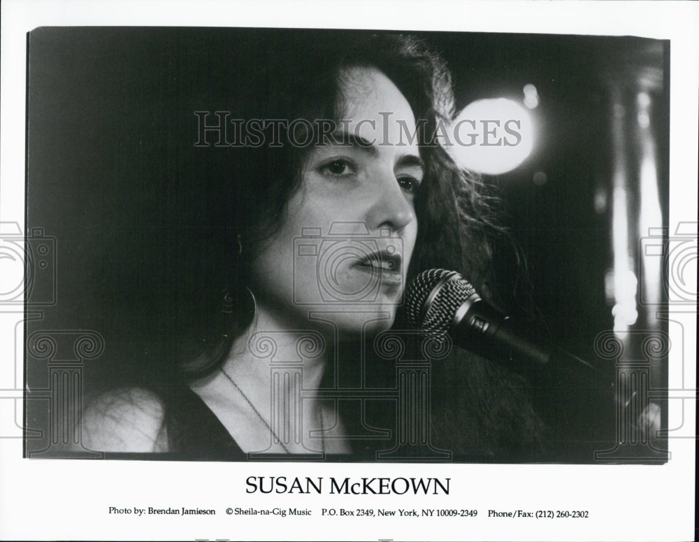 1996 Press Photo Irish Singer Songwriter Susan Jamieson - Historic Images