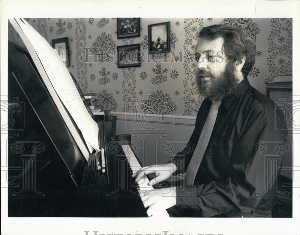 Press Photo Pianist William Thomas McKinley - Historic Images