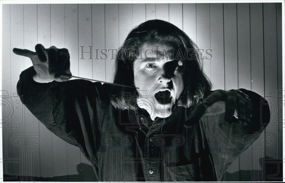 1996 Press Photo Phantom of the Opera Conductor Mark McLaren - Historic Images