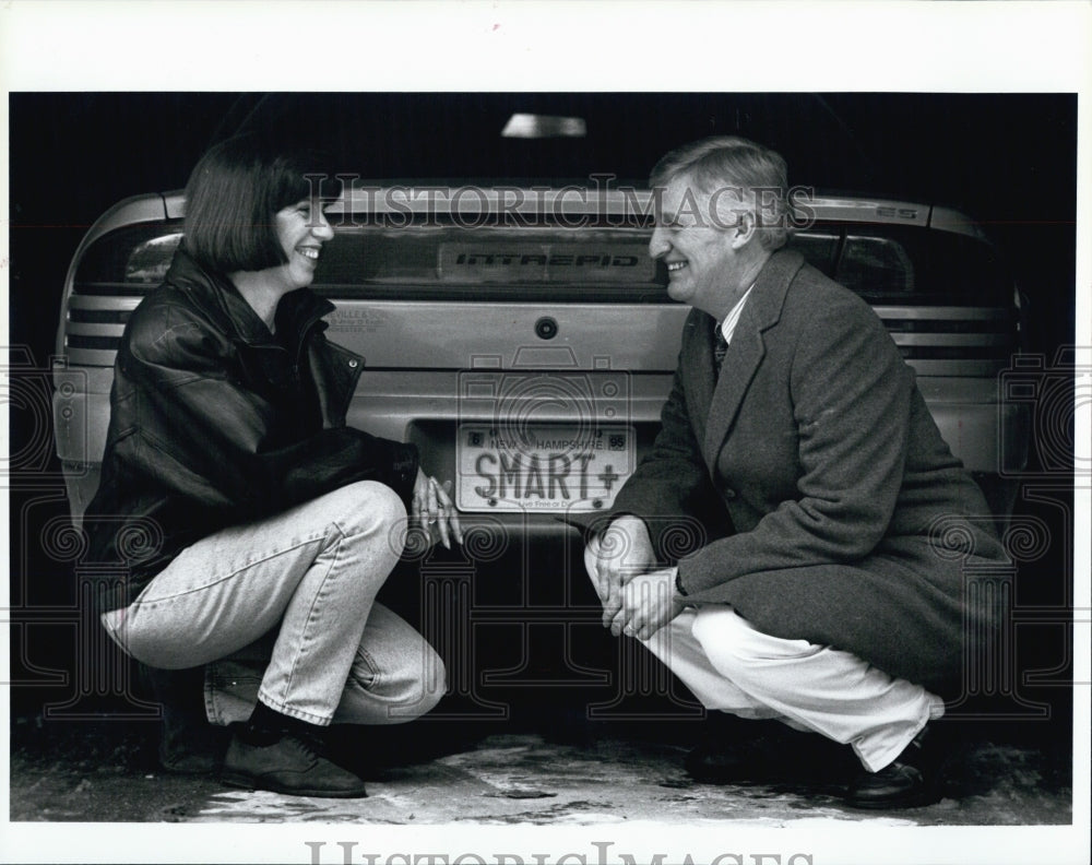 1995 Press Photo Pam & Phil Smart dislike confused schoolteacher turn murderer - Historic Images