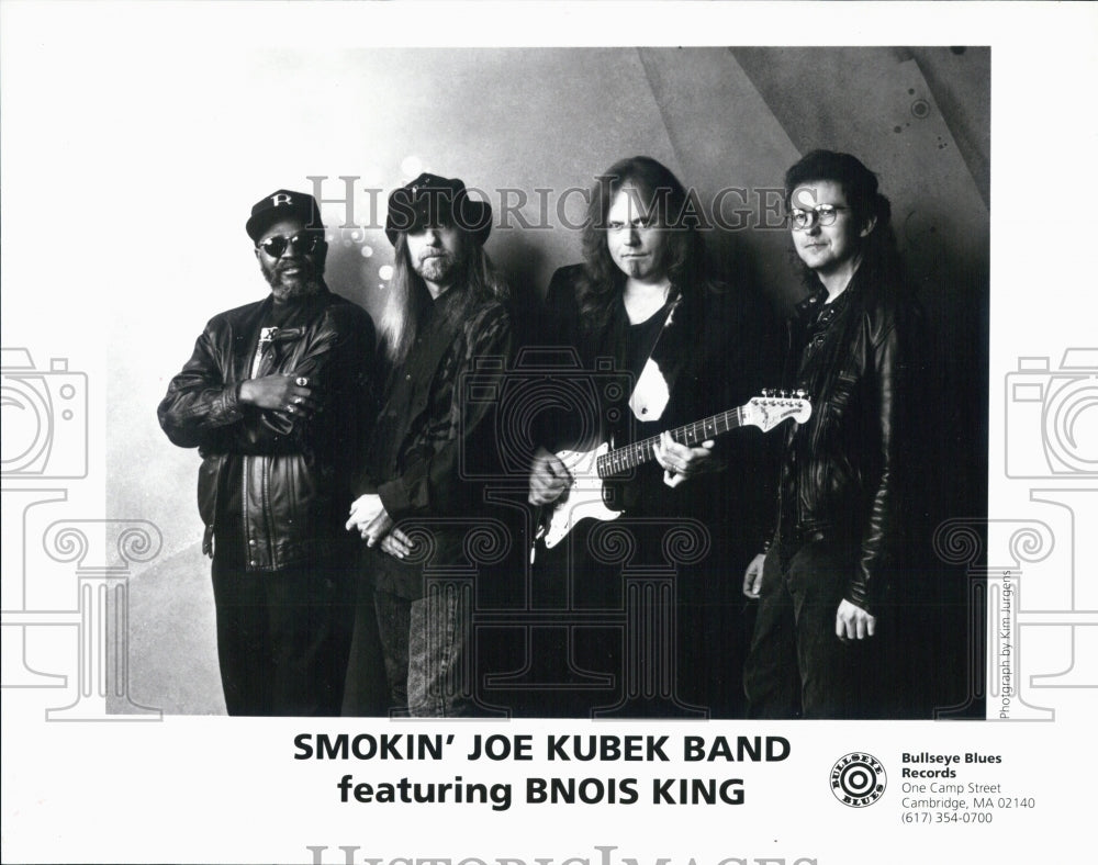 1993 Press Photo Smokin&#39; Joe Kubek Band Featuring Bnois King Promo Shot - Historic Images