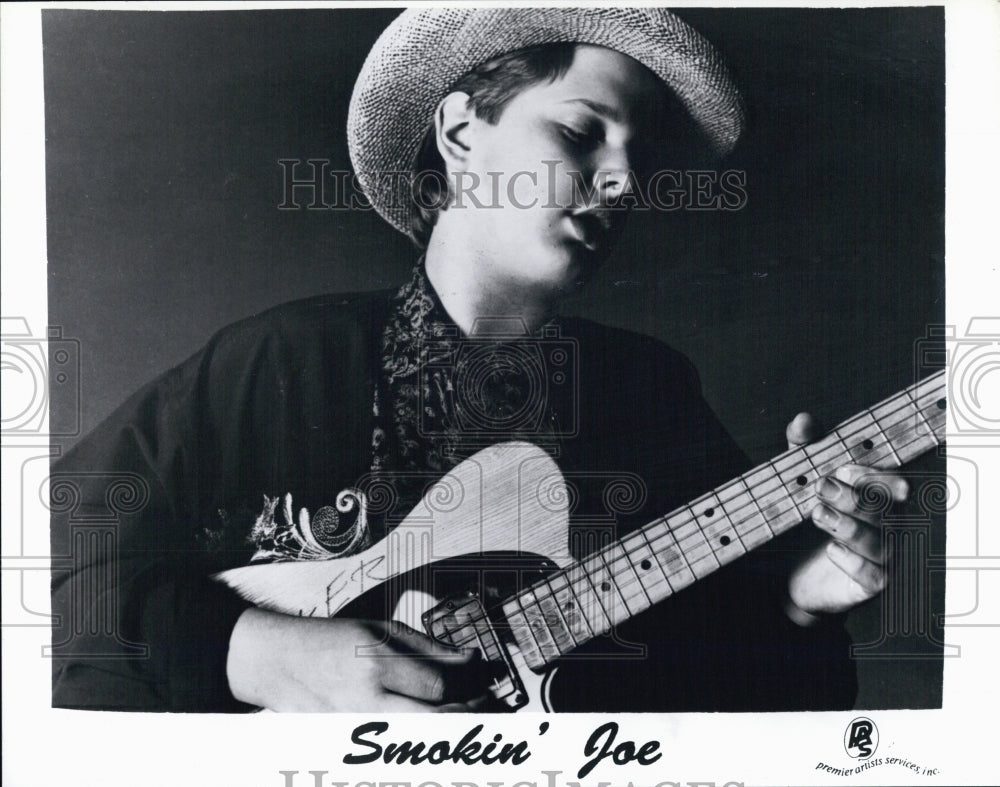 1991 Press Photo Smokin Joe, Guitar Player - Historic Images