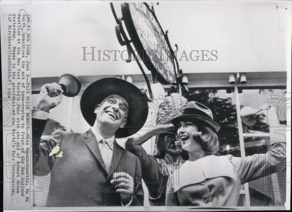 1964 Press Photo Miss Massachusetts Su Su Smith New York World&#39;s Fair - Historic Images