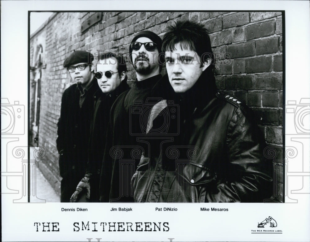 Press Photo Diken, Babjak, DiNizio, Mesaros of The Smithereens - Historic Images