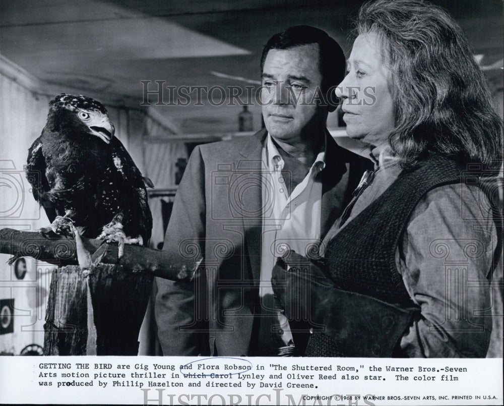 1968 Film The Shuttered Room Gig Young Flora Robson - Historic Images