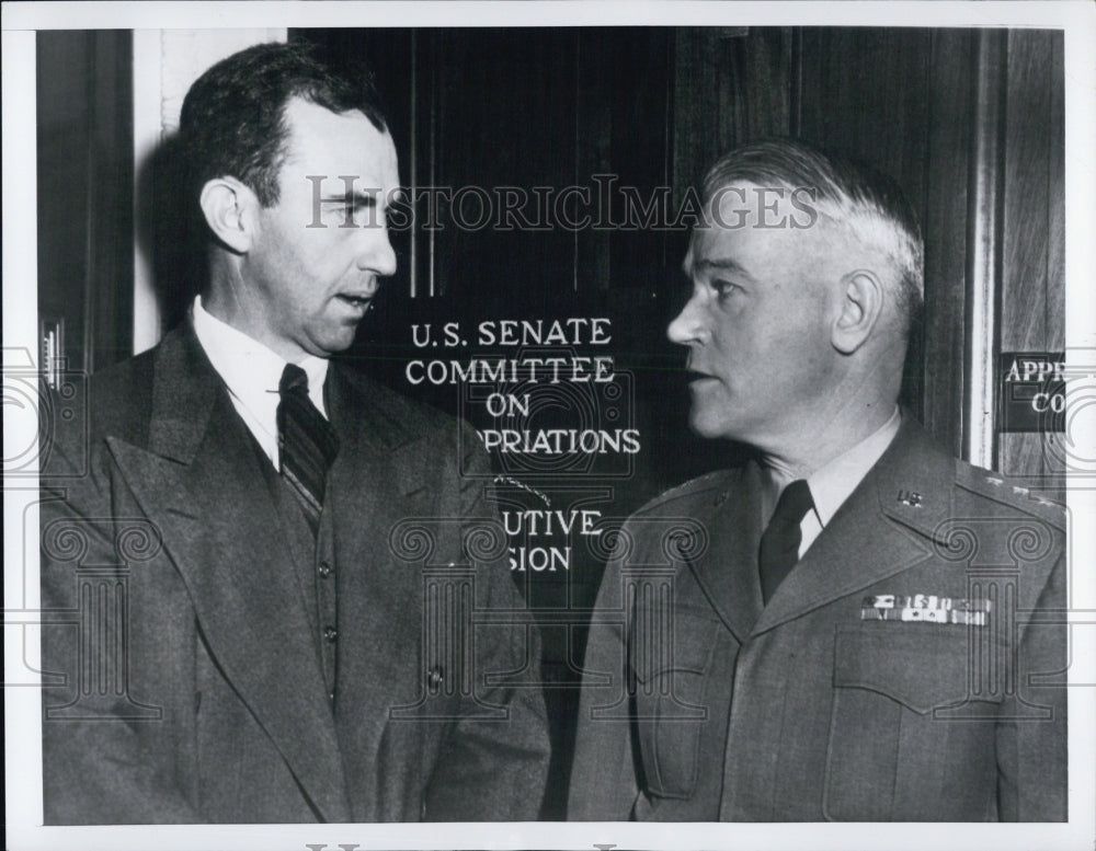 1950 Sec of Army, Frank Pace Jr., Army Chief of Staff General J. - Historic Images