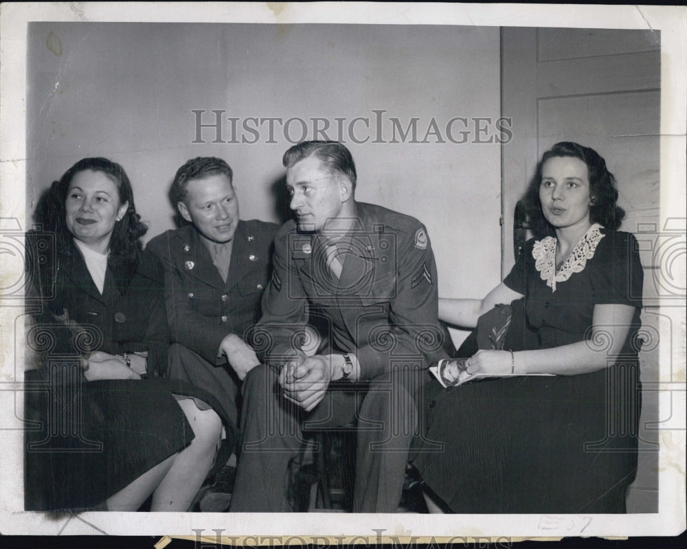 1948 Trial Mrs Wilma Ybarbo fatal shot husband Sgt John Ybarbo - Historic Images